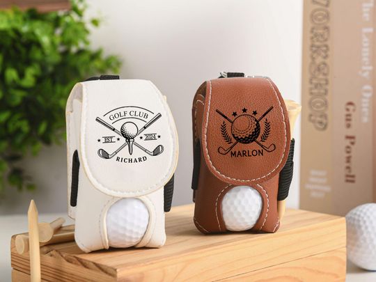 Discover Personalized Golf Ball Bag,Custom Golf Ball&Tees Holder,