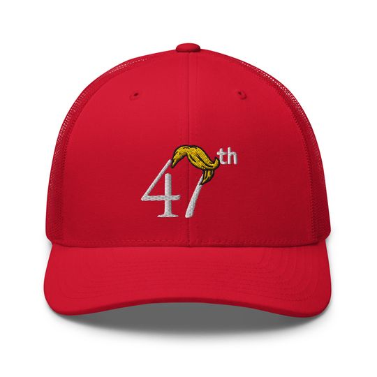 Discover Cap, hat for supporters of the 47th US President Trump - Embroidered Trucker Hat
