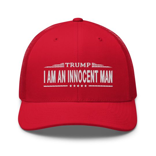 Discover I Am an innocent man - Trump 2024 Cap - RAF COLLECTION