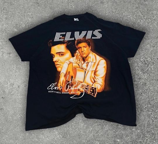 Discover Vintage Elvis Presley T-Shirt, Retro Music Fan