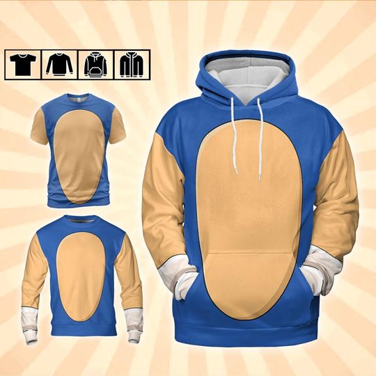Discover Cosplay Blue Hedgehog Speedter Hoodie Fan Costume for Halloween, Conventions | Nerdy Outfit for Gamers & Character Lovers