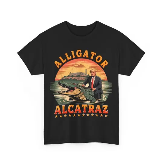 Discover Trump Alcatraz Alligator Alcatraz USA Florida Everglades T-Shirt