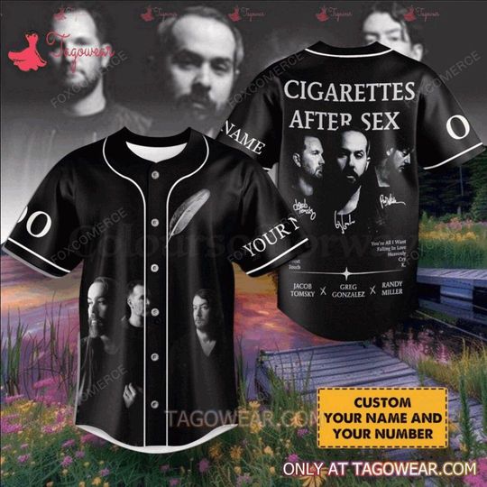 Discover Baseball Jersey  Cigarettes After sx Youre All I Want Lyric Fan Shirt