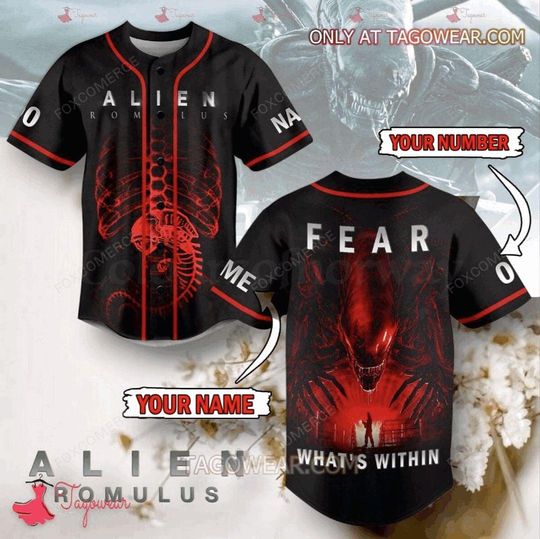 Discover Personalized Baseball Jersey  Alien Romulus Whats Within