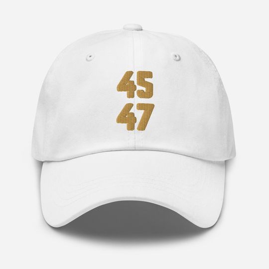 Discover 45 47 Dad Hat | Embroidered Hat for Men and Women