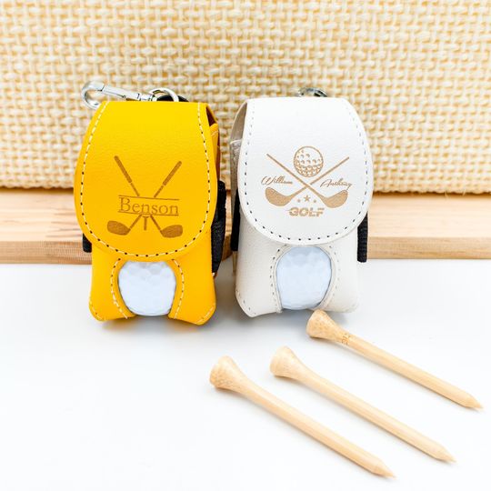 Discover Personalized Golf Ball Bag, Mini Golf Ball Holder, Stylish Pouch for Golf Balls