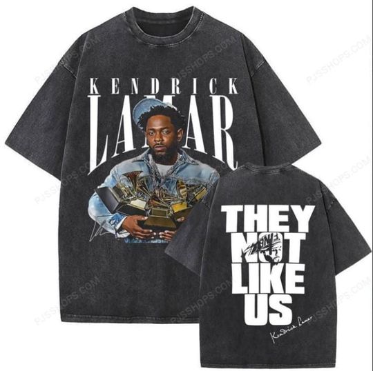Discover Kendrick Lamar Vintage T-Shirt  They Not Like Us Washed Shirt