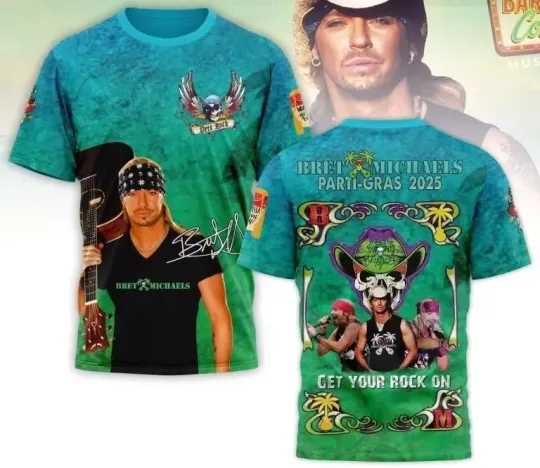 Discover 2025 Bret Michaels AOP 3D SHIRT