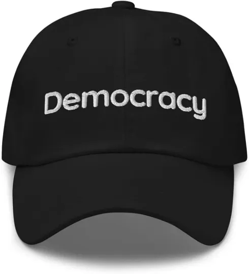Discover Democracy Embroidered Hat , Trump Cap, Father's Day Gift ,Embroidered Hats