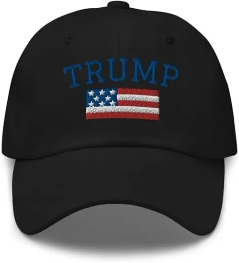 Discover Trump USA Flag Embroidered Hat,Trump Cap, Father's Day Gift, Embroidered Hats