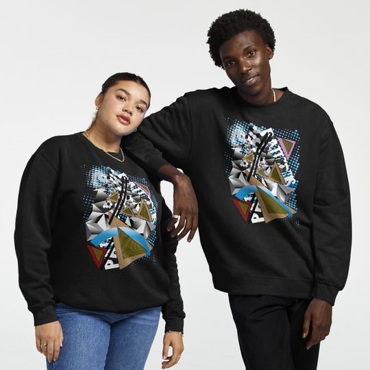 Discover Pattern Pullover Sweatshirt