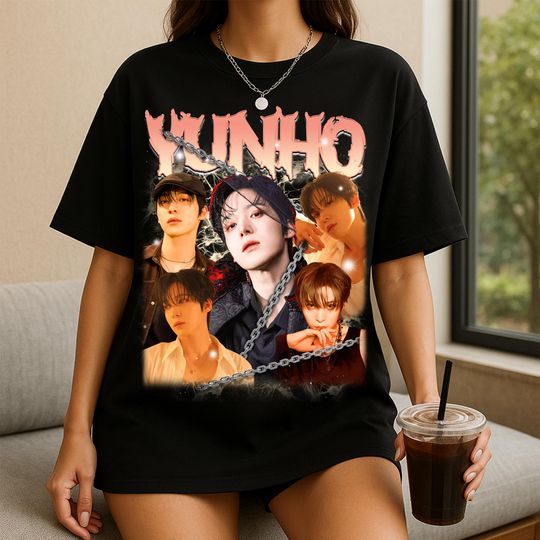 Discover Retro Yunho Ateez T-shirt, Ateez Lemon Drop Shirt, Ateez Golden Hour Part 3 Shirt, Ateez 2025 World Tour In Your Fantasy Shirt