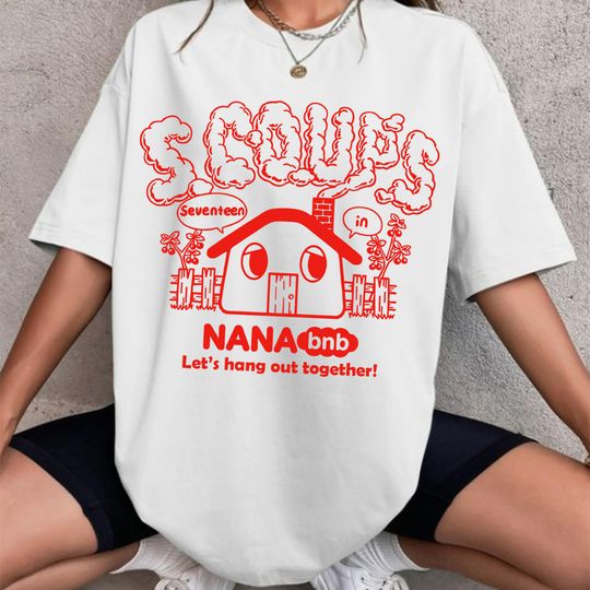 Discover Seventeen Nana Bnb T-shirt, Nana bnb with Seventeen Shirt, Seventeen Right Here World Tour Shirt, Seventeen Members Shirt