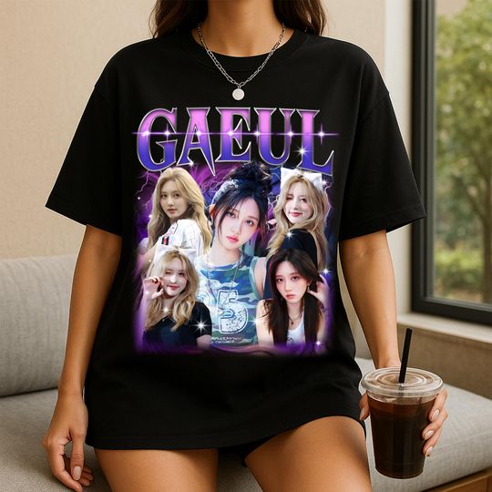 Discover Retro Gaeul Ive Kpop T-shirt, Ive Empathy Album Shirt, IVE The 1st World Tour Show What I Have Shirt