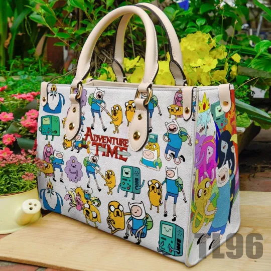 Discover Adventure Time Leather Handbag, Adventure Time Women's Leather Bag