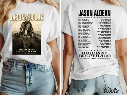 Discover Jason Aldean Full Throttle Tour 2025 T-Shirt