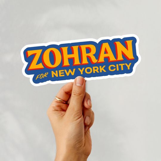 Discover Zohran Mamdani for NYC  Sticker | Mayor Mamdani 2025 Sticker | NYC Politics