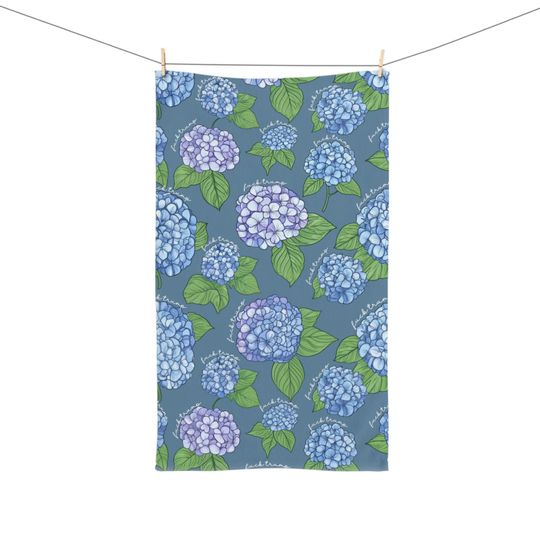 Discover Subtle Fck Trump Hand Towel, Hydrangeas Kitchen Towel, Anti Trump  Toweler