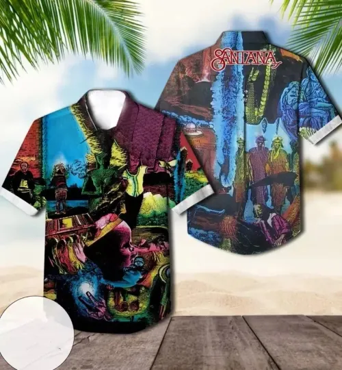 Discover Santana Appearances Album Cover Hawaiian Shirt Size S-5xl 3D