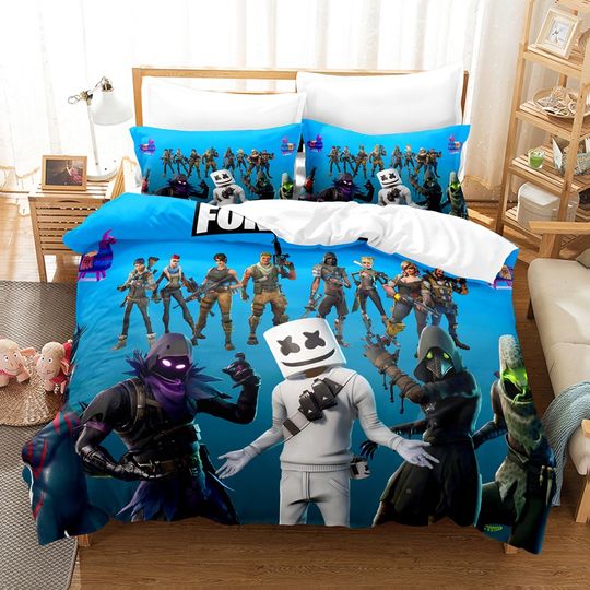 Discover Game Duvet Cover Pillowcase Bedding Set
