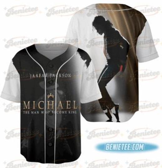 Discover Movie Mich.ael Jack.son 1958-2025 The Man Who Become King Jersey