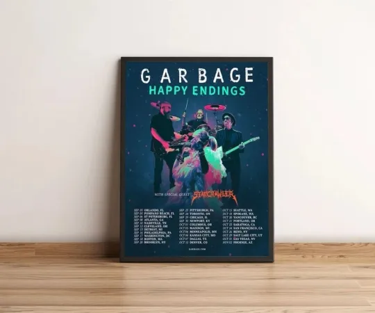 Discover Garbage Band North American Tour 2025 Poster