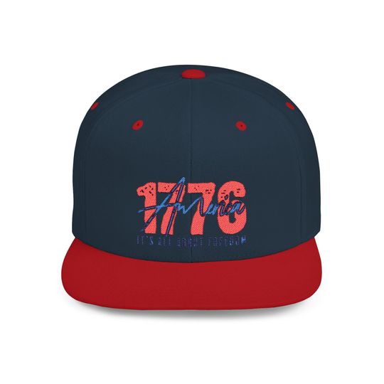Discover 1776 Freedom Flat Bill Snapback Hat |