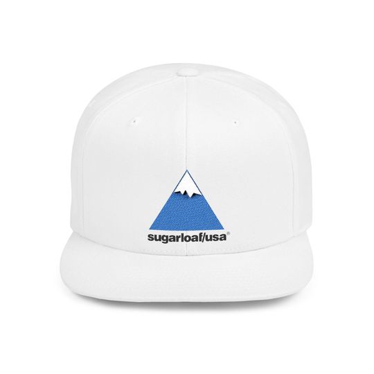 Discover Sugarloaf Mountain Embroidered Flat Bill Snapbacks