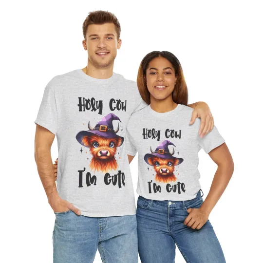 Discover Halloween Holy Cow I'm Cute T-Shirt