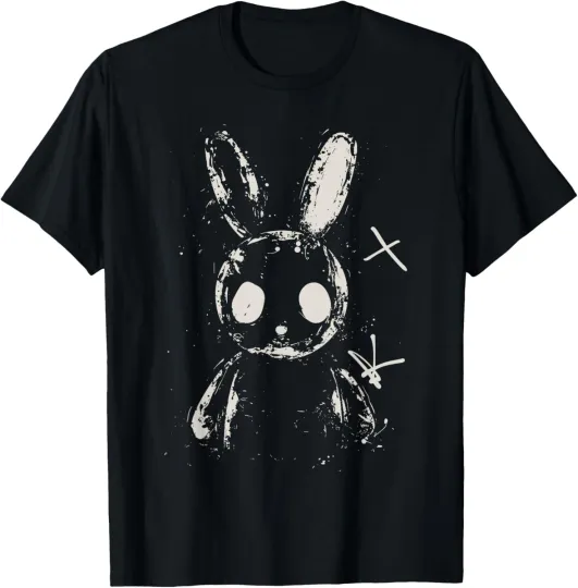 Discover Creepy Cute Bunny Rabbit Goth Horror T-Shirt
