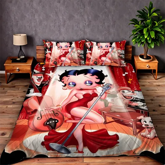 Discover Duvet Cover‌ -betty boop Cartoon Bedding Set