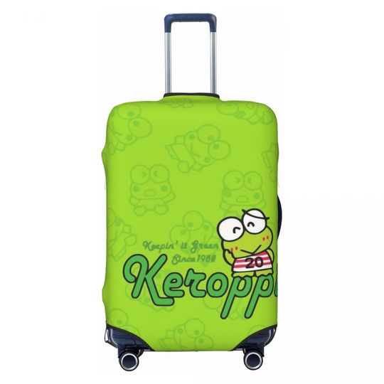 Discover Funny Keroppi Frog Luggage Cover
