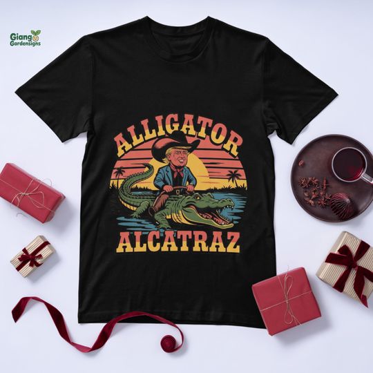 Discover Alligator Shirt  No Gator Alcatraz Meme Shirt  Swamp Protest Design