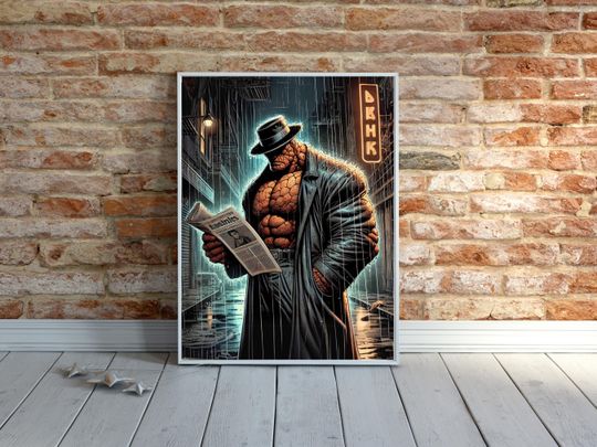 Discover Fantastic four The thing Poster, Movie Wall Decor