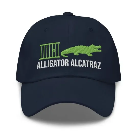 Discover Alligator Alcatraz Hat ICE Florida Everglades