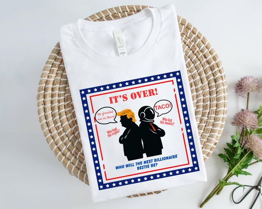 Discover Elon vs Tr*mp Shirt, Anti Elon Musk T-Shirt, Elon Gift T-shirt, Anti Tr*mp Gift Tee