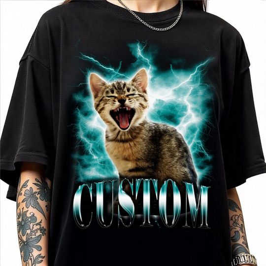 Discover Custom Cat Shirt, sweatshirt  Personalized Funny Cat mom tee