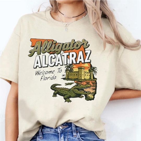 Discover Alligator alcatraz welcome to Florida gator shirt, Gator Enforcement Shirt