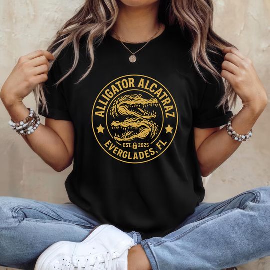 Discover Alligator Alcatraz Everglades Florida T-Shirt