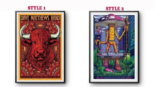 Discover Dave Matthews Band Chicago, IL Tour Poster
