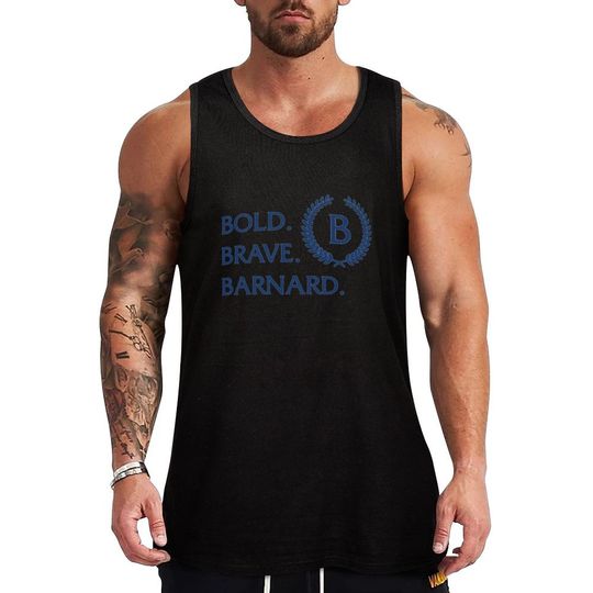 Discover Barnard Bold Brave Tank Top for Men - Summer Fitness Singlet 2025