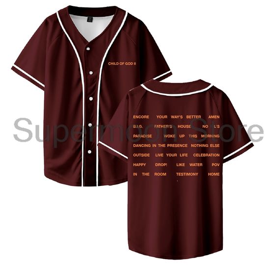 Discover Forrest Frank Child Of God II Tracklist Jersey Baseball