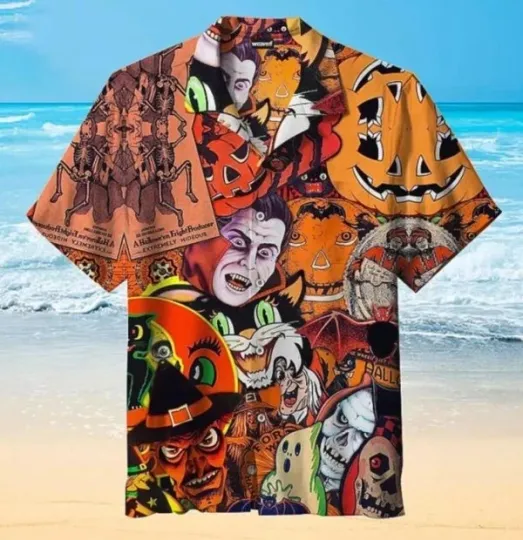 Discover Halloween Special Vampiree Hawaiian Shirt, Summer Shirt