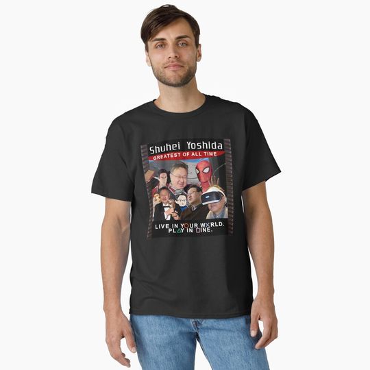 Discover Shuhei Yoshida Vintage Style Rap Hip Hop T-Shirt