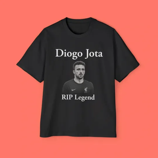 Discover Diog Jota RIP 1996–2025 Retro Tribute Soccer Fan T-Shirt, Football Fan Gift