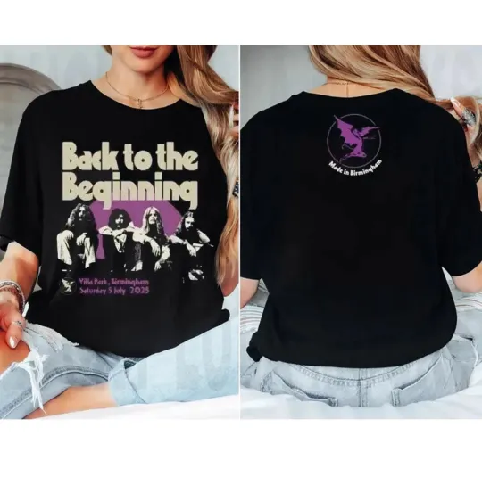 Discover Black Sabbath Back To The Beginning 2025 on July 5 2025 T-Shirt