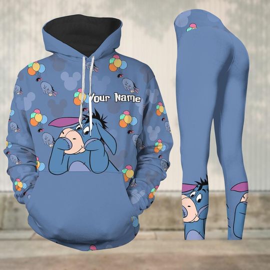 Discover Eeyoree Hoodie, winniee the poohh Disneyyy Outfit, Disneyyy Eeyoree Legging, Disneyyy winniee the poohh 3D Shirt, Gift For Her, Legging Gift