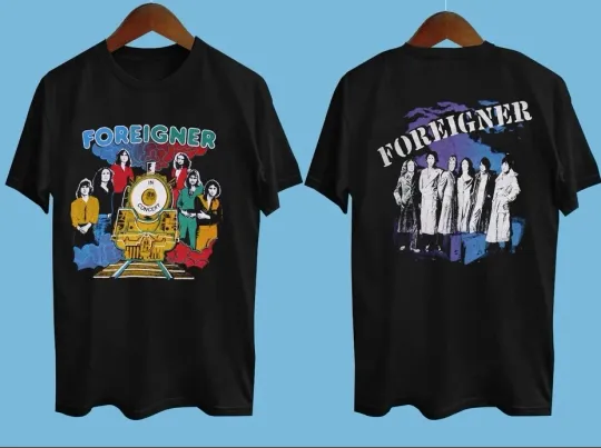 Discover Foreigner Band Tour Shirt, 1978 Foreigner Band Tour Shirt