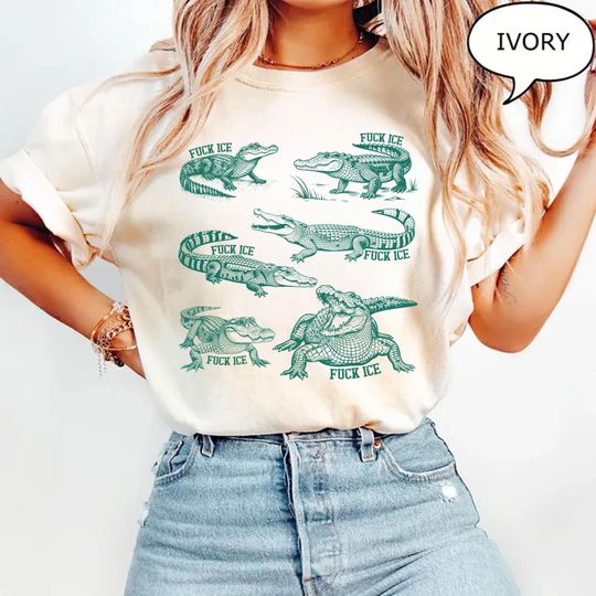 Discover Anti Trump Shirt, Anti MAGA Shirt, Say No To Alligator Auschwitz Tee