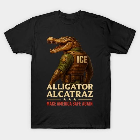 Discover Alligator-Alcatraz - Alligator Alcatraz - T-Shirt